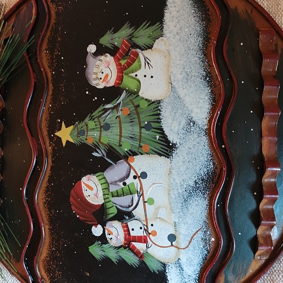 2-SET: CHRISTMAS SNOWMAN HANGING DECOR - Picture 3 of 15